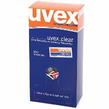 LENS WIPES UVEX 1005 COUNTER DISPENSER CLEAR 100/BOX