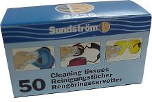 RESPIRATOR WIPES SUNDSTROM 170-00010 INDIVIDUALLY WRAPPED 50/PKT