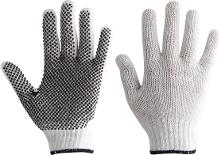 GLOVE SAFETY MASTER C412-L KNITTED POLY/COTTON POLKA DOT PALM