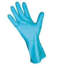 GLOVE SAFETY CLOROX ASTRA RUBBER SILVER LINED BLUE