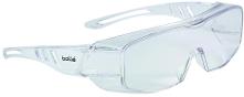 SAFETY SPECTACLE BOLLE OVERLIGHT II 1680501 CLEAR OVER GLASSES UNTINTED