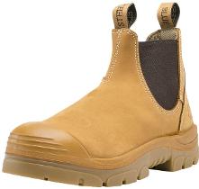 BOOT SAFETY STEEL BLUE HOBART 332101 ELASTIC SIDED PU/RUBBER SOLE